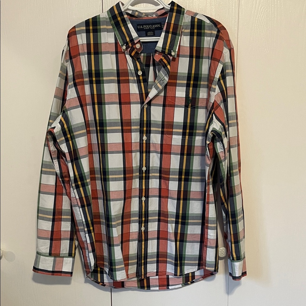 NWOT | Polo | Men's Multicolor Plaid Shirt